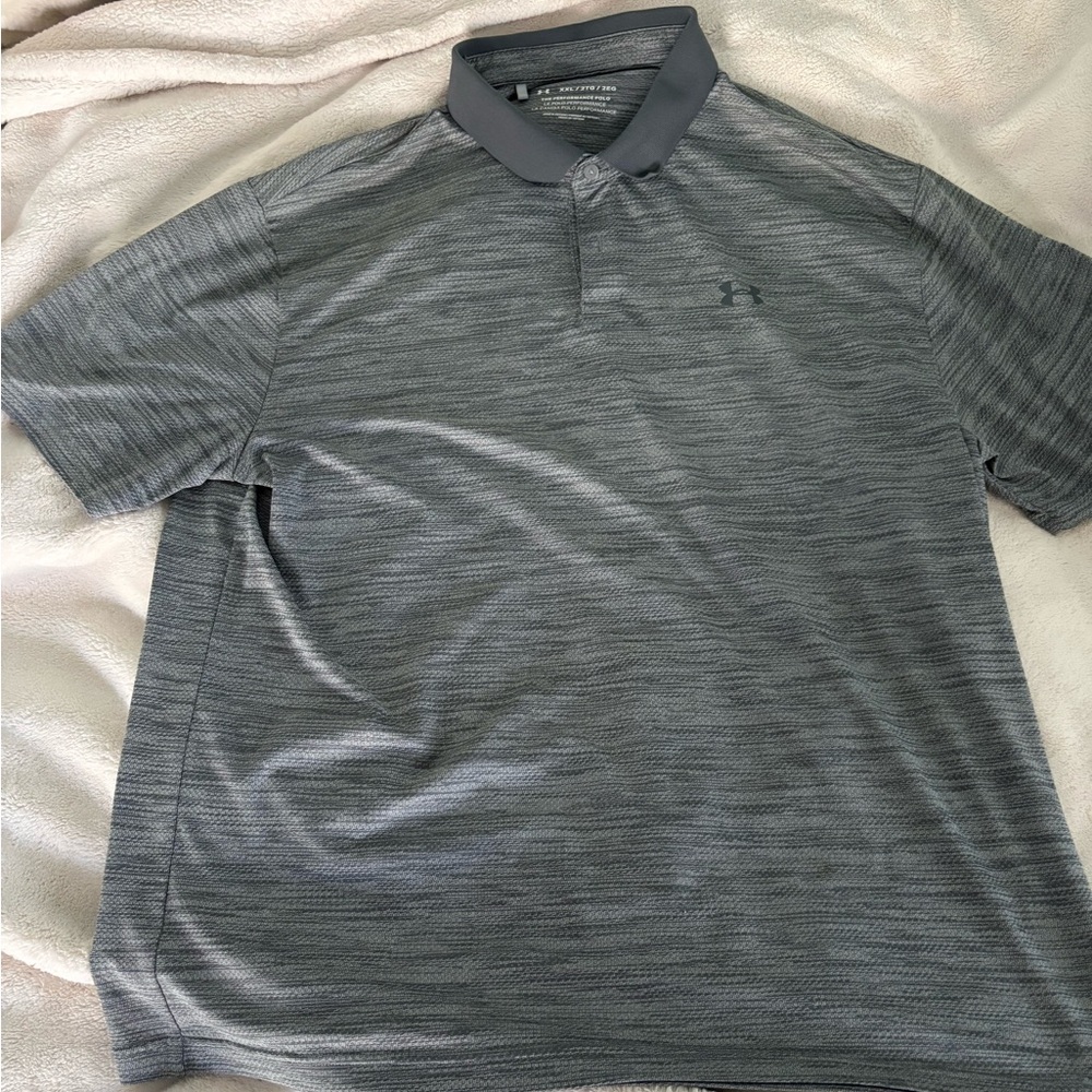 Under Armour Men’s Gray Performance Polo